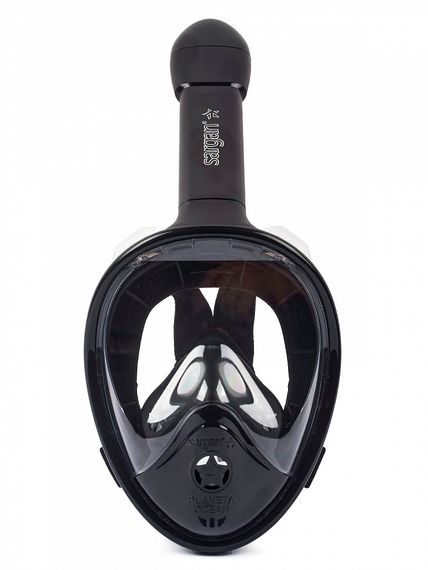 Маска полнолицевая Sargan Планета океан 2.0 черный/черный/белый