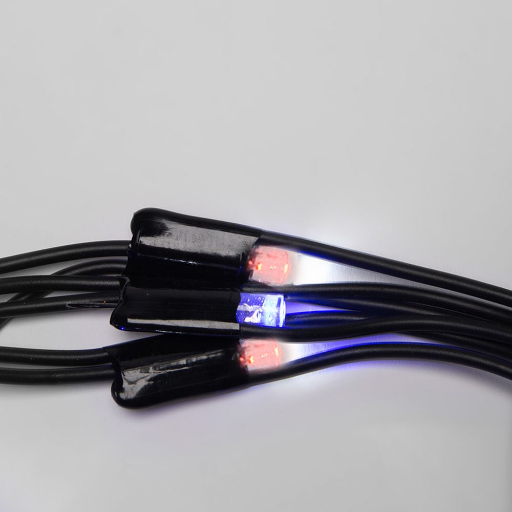 ULD-N2015-288-SBK RED-BLUE IP67 Сетка светодиодная. статическое свечение. 2x1.5м. Соединяемая. 288 светодиодов. Красно-синий свет. Провод черный. TM Uniel.