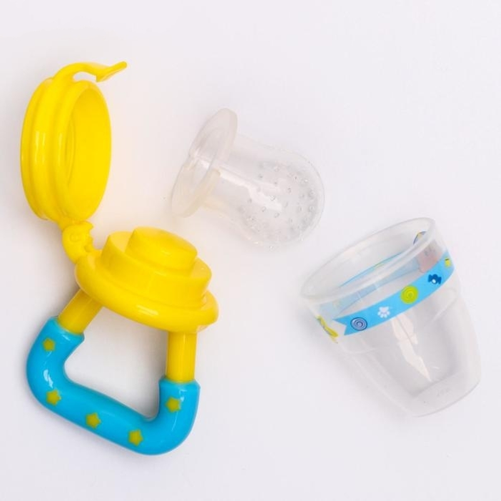 4982288 Ниблер для прикорма с силиконовой сеточкой «Мишка принц»