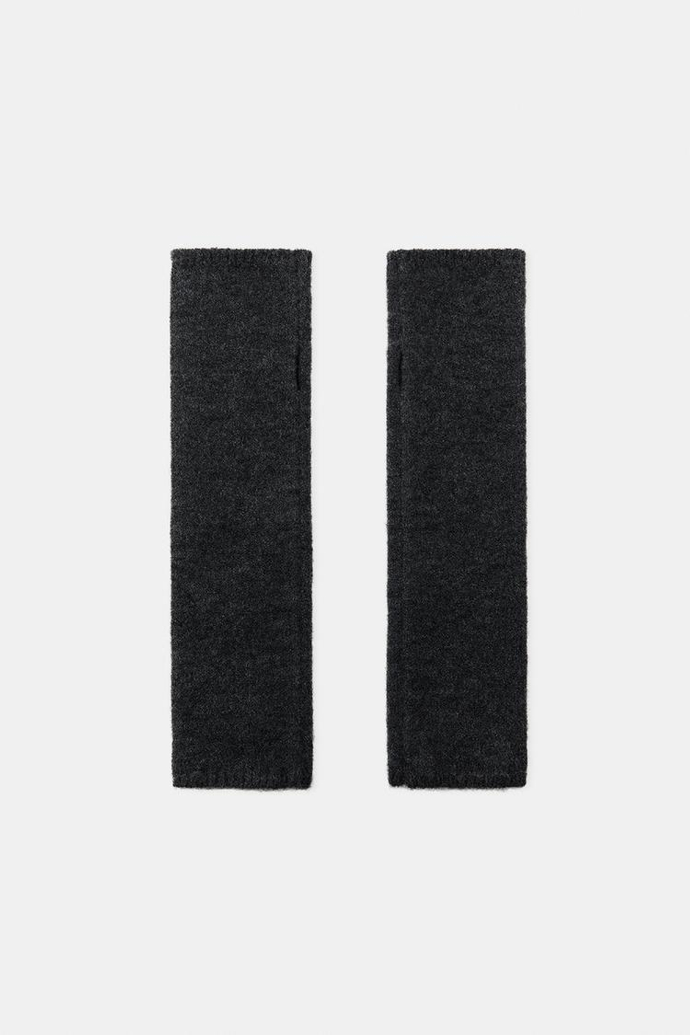 ZARA МИТЕНКИ С ВЫШИТЫМИ СЕРДЦАМИ, СЕРЫЙ