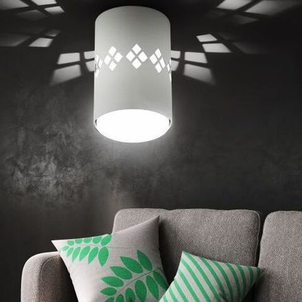 Светильник OL10 LD GX53 WH настен./потолочн. спот подсветка 1Вт бел. Эра Б0050269