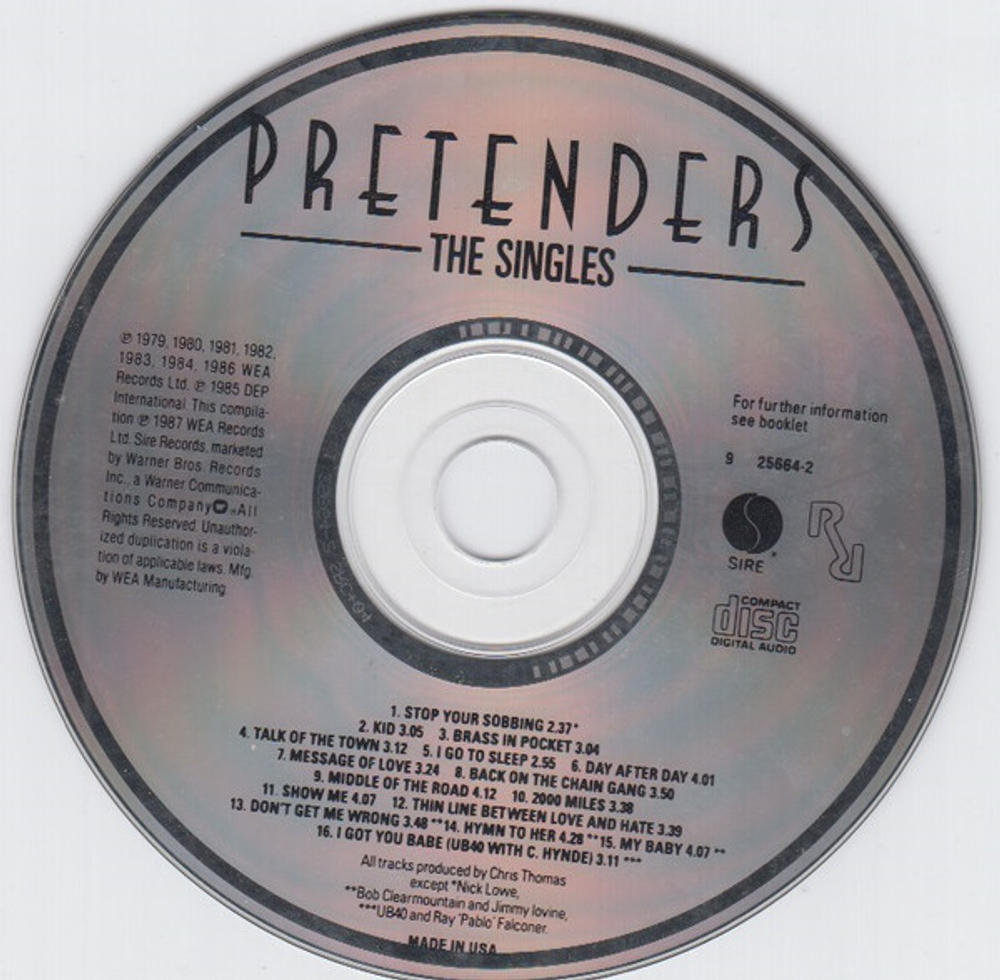 Pretenders / The Singles (CD)