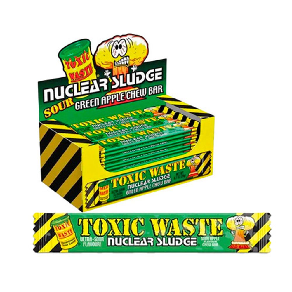 Жев.конфета Toxic Waste Nuclear sludge Apple 20гр