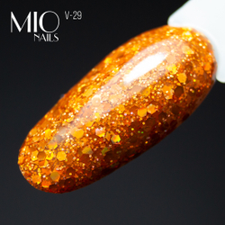 Гель-лак MIO NAILS V-29. Искры огня, 8мл.