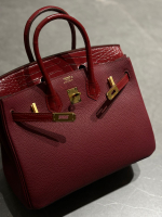 Сумка Hermes из кожи крокодила 25 см