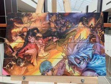 Картина на досках Anime Heroes (40x60 см)