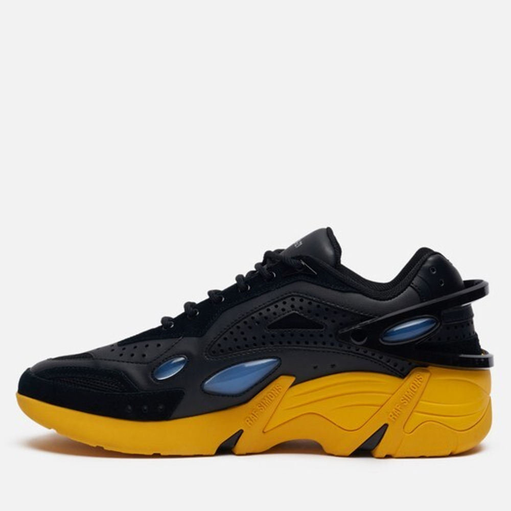 RAF SIMONS RUNNER RAF SIMONS-CYLON-21 SUEDE КРОССОВКИ ЧЕРНЫЕ