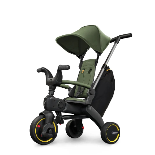 Детский складной трехколесный велосипед Doona Liki Trike S3, Desert Green