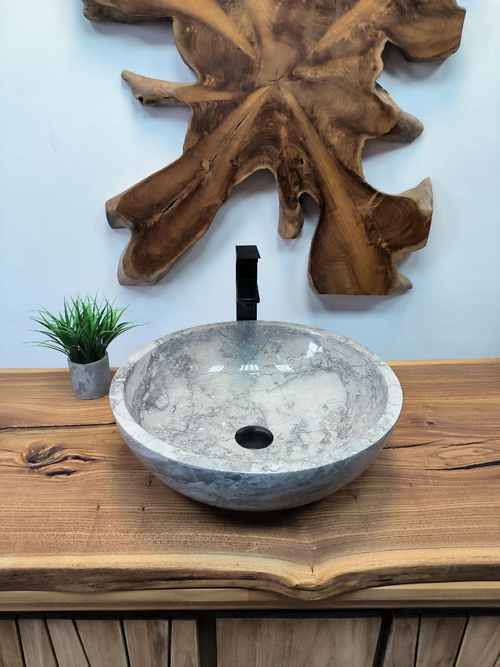 Раковина из мрамора Bowl Doreng BM-65703 45*45*15 из натурального камня