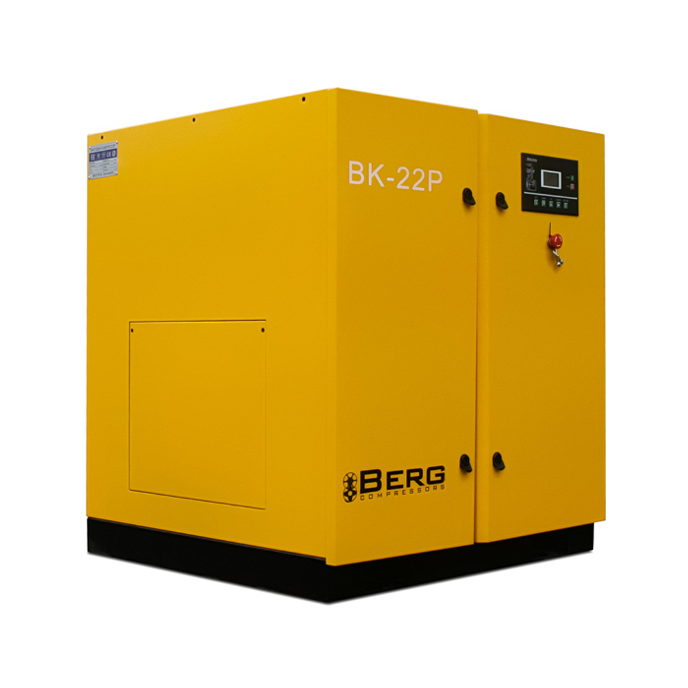Винтовой компрессор berg вк-22р-е ip54 с частотником 15 бар