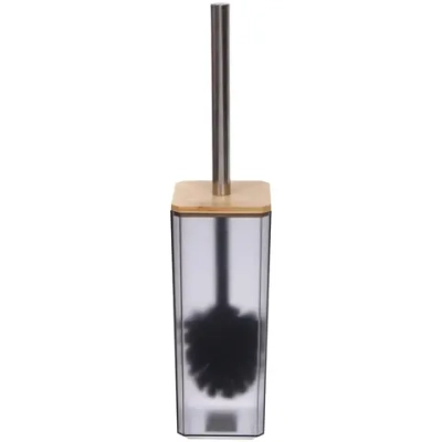 Ерш с высокой закрытой подставкой «Квадро» 38 см серый