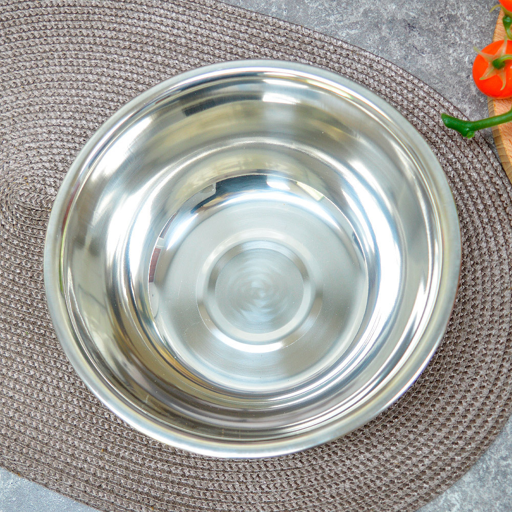 Миска 20см нерж глубокая