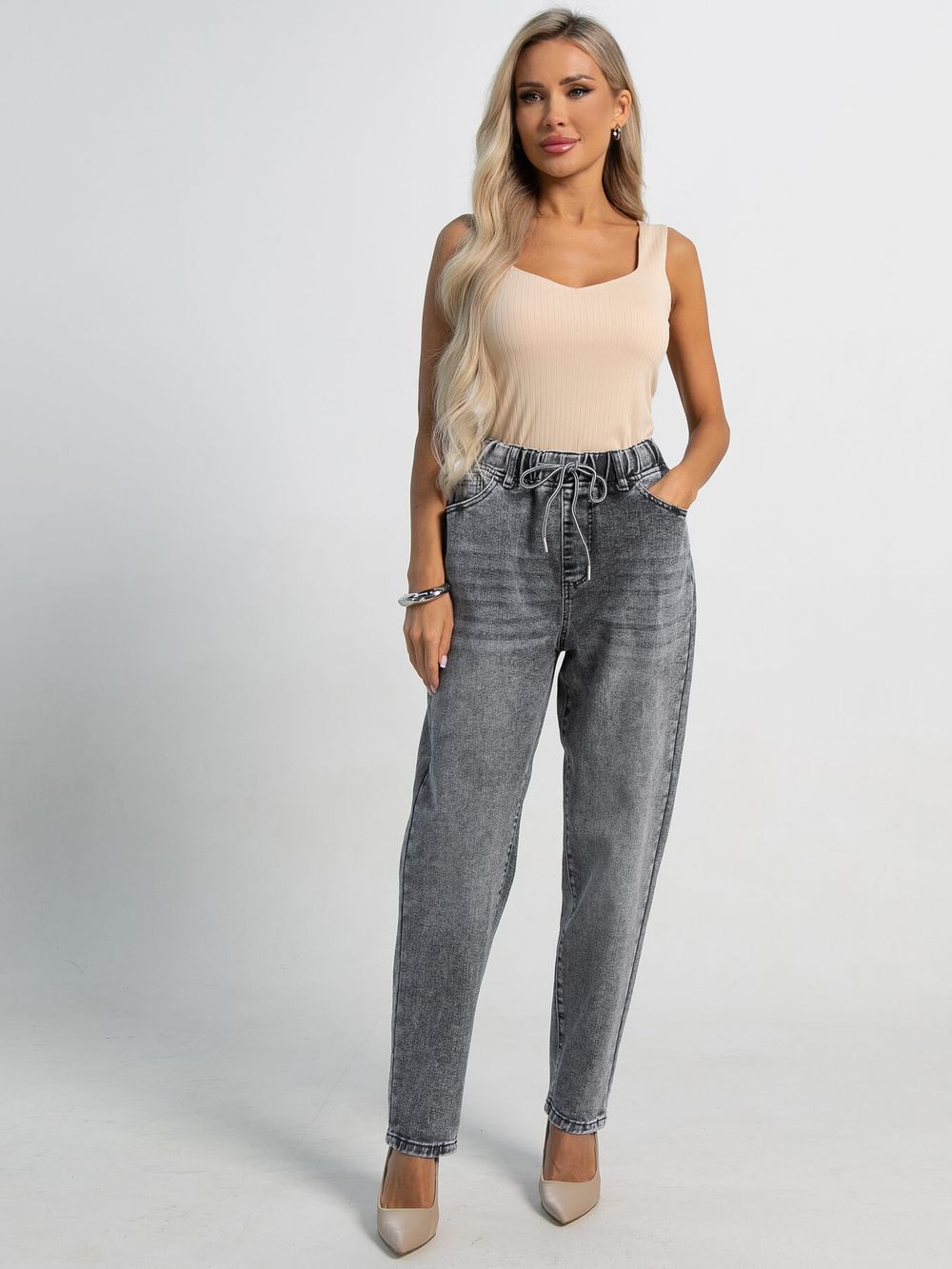 Джинсы Сайла (серые) Б15415-4М LT Collection