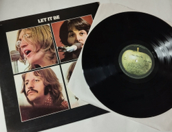 Винтажная виниловая пластинка LP The Beatles Let It Be (France 1978)