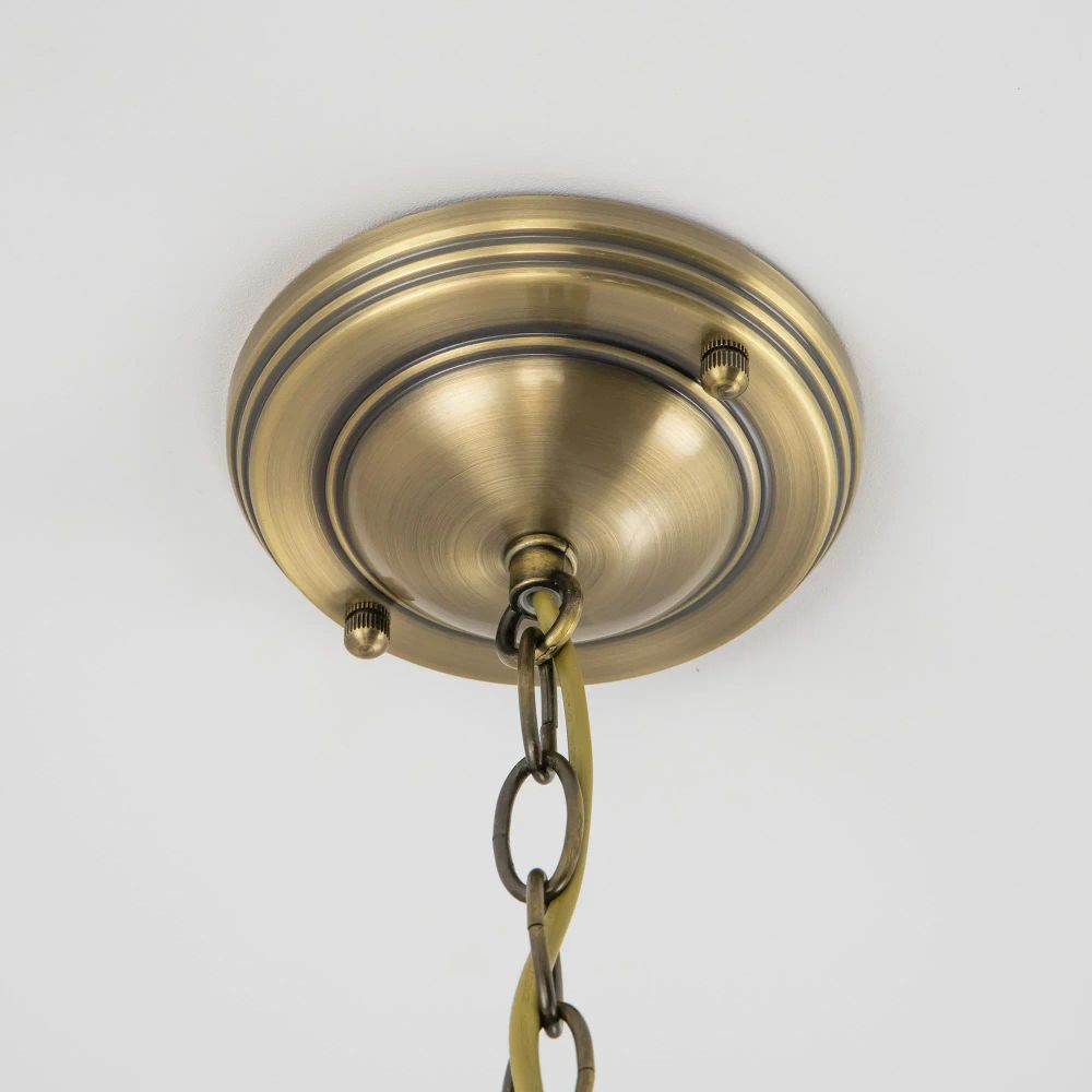 Citilux Витра-2 CL442210 Подвесной светильник витражный Бронза