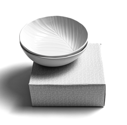 Набор глубоких тарелок Bali (белый)