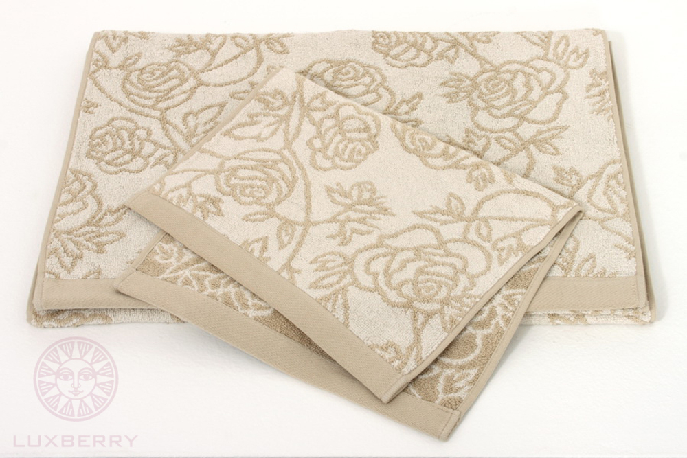 Набор полотенец 3 шт Devilla Rose бежевый