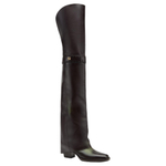 FENDI Over the knee Boots 5.5cm Women"s Burgundy