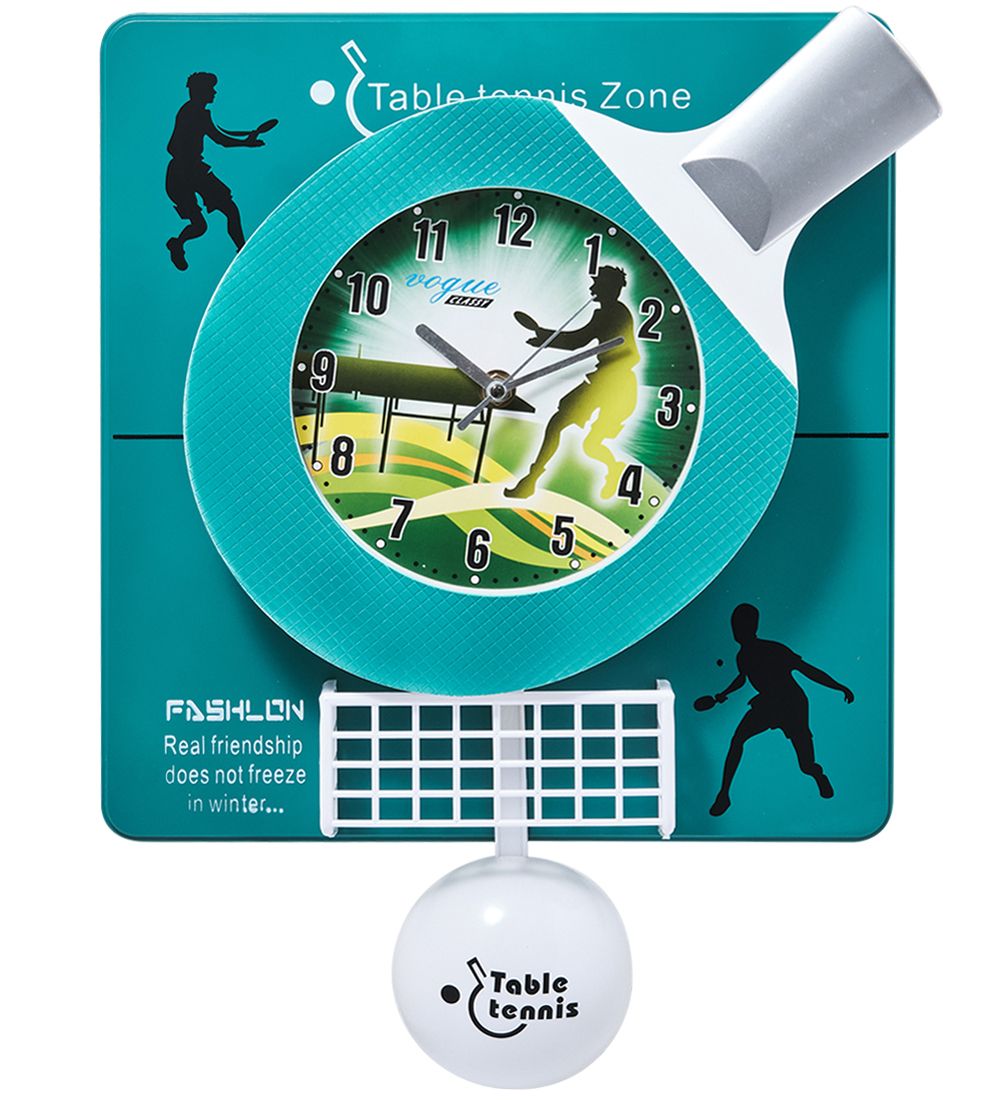 CL-42/1 Часы «Теннисная ракетка» зеленый