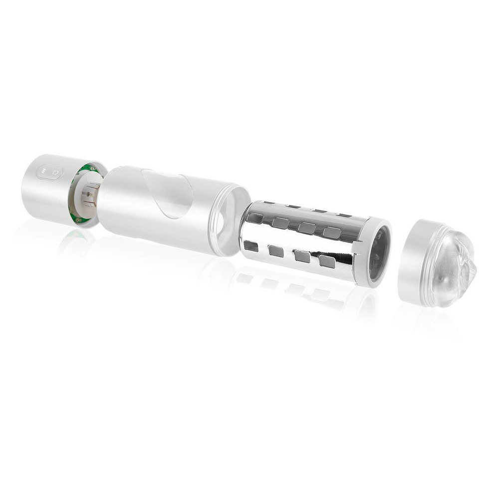 Перезаряжаемый мастурбатор-вагина Extreme Toyz Rechargeable Roto-Bator Pussy (Цвет: белый)