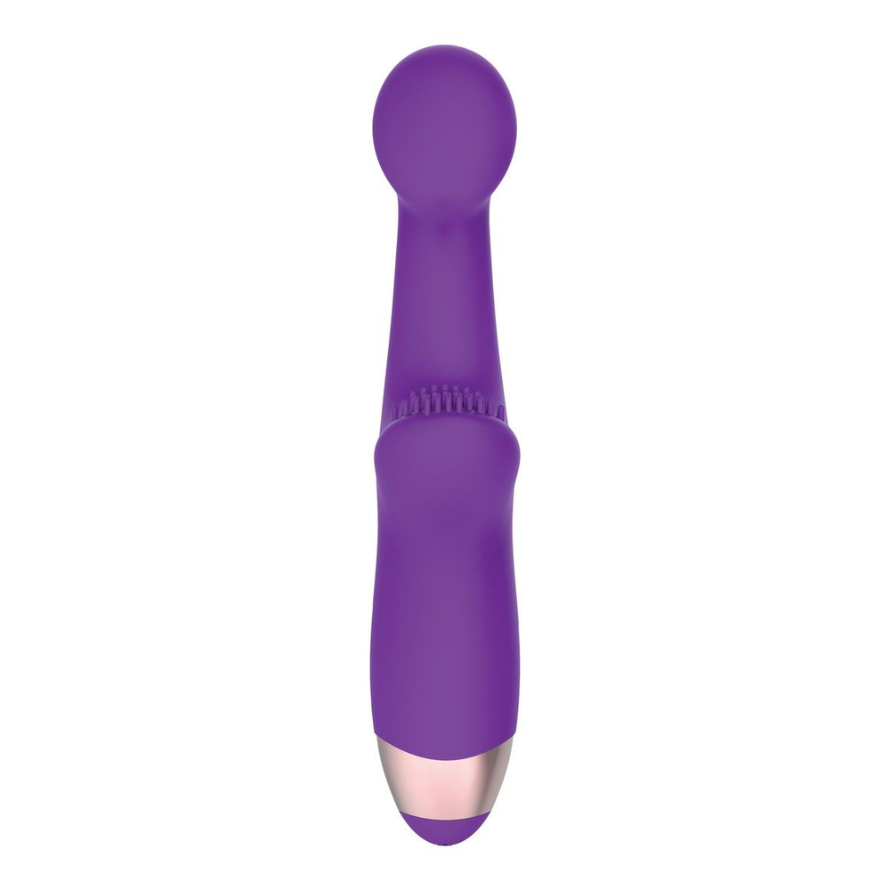 Фиолетовый массажёр для G-точки G-Spot Pleaser - 19 см. (Цвет: фиолетовый)