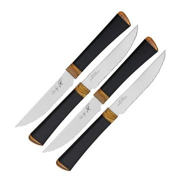 Ontario ON_2565 Agilite Four Piece Steak Set - набор ножей для стейка, клинок 114 мм, сталь 14C28N, серрейто