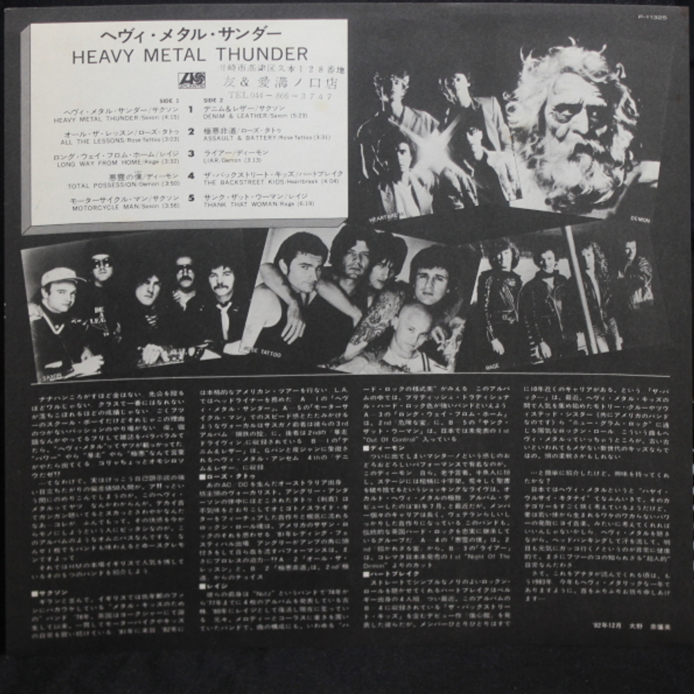 Various Artists / Heavy Metal Thunder (LP)
