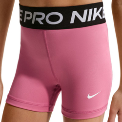 Шорты для девочки теннисные Nike Girls Pro 3in - peony/white