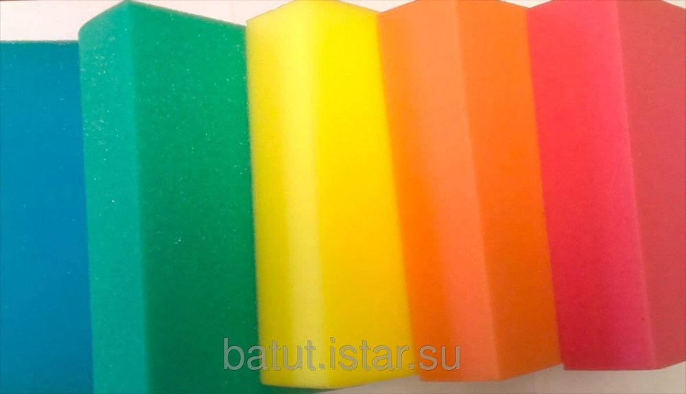 Кубики поролоновые для ямы приземления