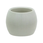 Кашпо ПИКАНТО D115мм 0,35л белый ротанг (комплект 12 шт)