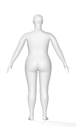 3D аватар манекена Моника