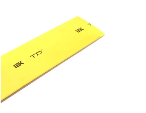 Трубка термоусадочная IEK ТТУ 20/10 желтая 1 м (кратно 1) UDRS-D20-1-K05