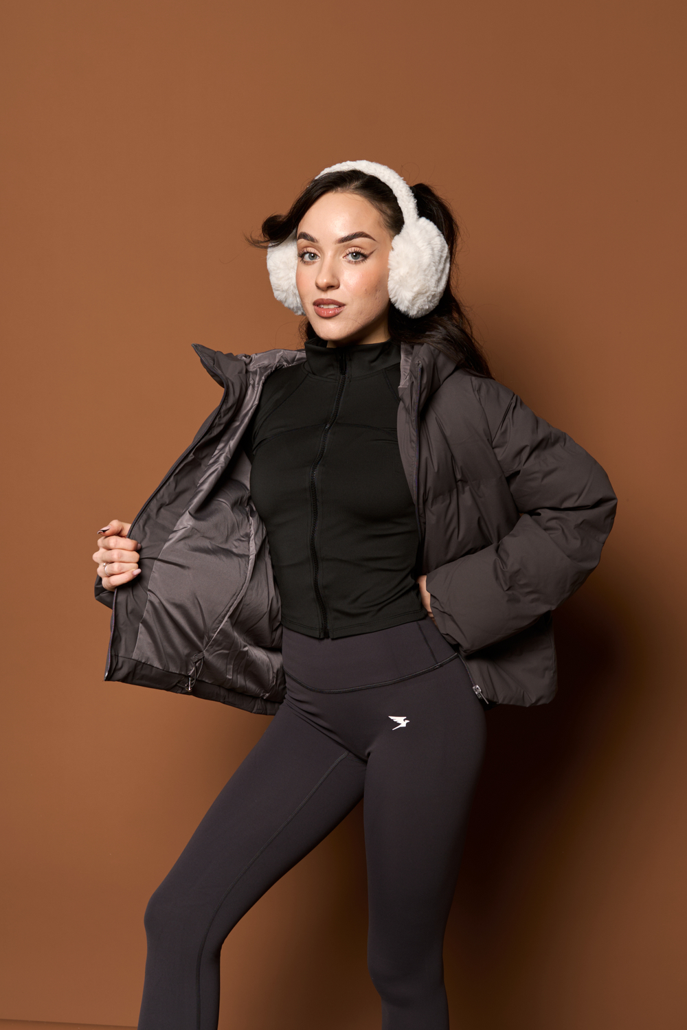 ПУХОВИК ЗИМНИЙ HAWK (серый)