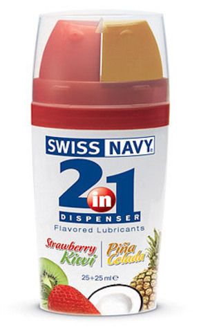 Любрикант ароматический SWISS NAVY 2В1 с двумя дозаторами