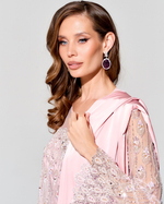 Шелковый палантин с отделкой Dubai