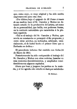 Francisco de Zurbarán. Su época, su vida y sus obras | José Cascales Y Munoz