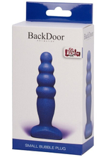 Анальный стимулятор Small Bubble Plug blue (11 см , синий) (Цвет: синий)