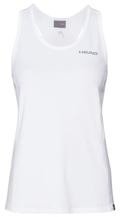 Футболка для девочки теннисная Head Club Tank Top - white