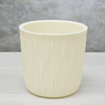 Горшок цветочный Desert 3,6л с дренажной вставкой (d182, h177мм) молочный