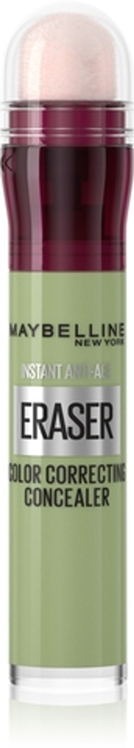MAYBELLINE NEW YORK Instant Anti Age Eraser - Корректор в жидкой текстуре с аппликатором в виде губки оттенок Green, 6 ml