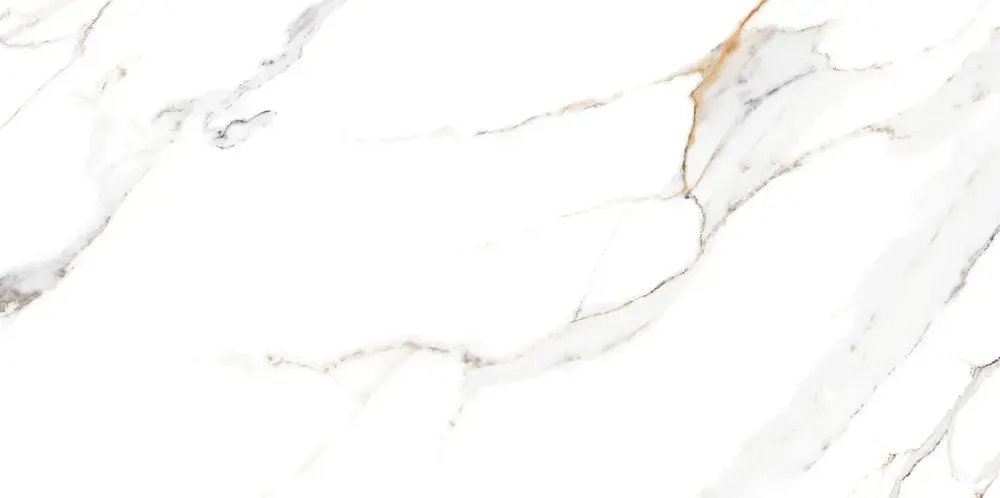 Настенная плитка ALMA Ceramica TWU09DBL004 Dublin 50x24.9 белая глянцевая под камень