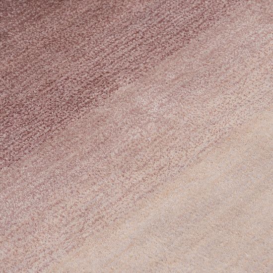 Ковер из шерсти over horizon цвета марсала из коллекции trendy ruffles, 120х180 см