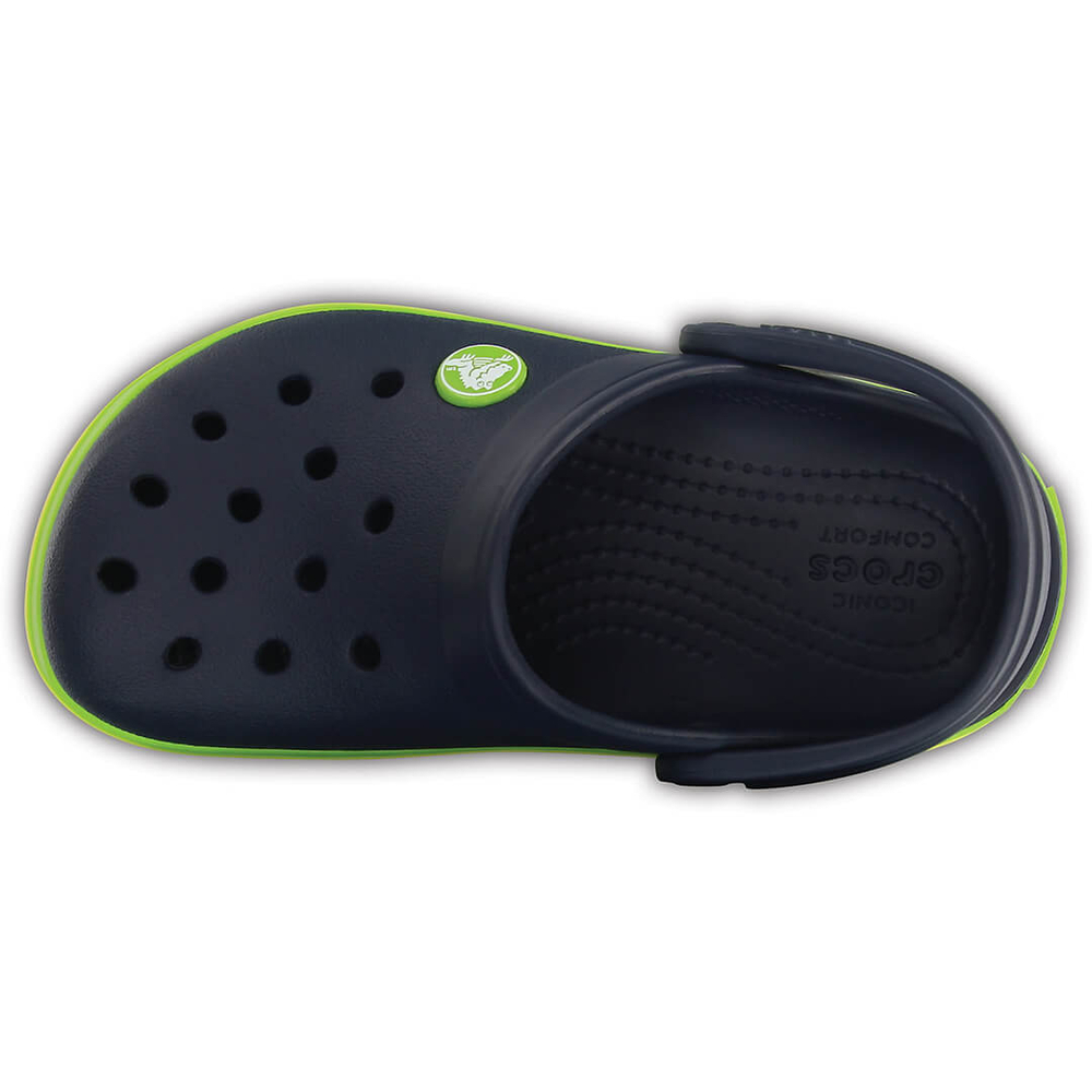 Детские сабо Crocs Crocband Navy/Volt Green