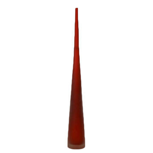 Ваза GLASS long neck frosted h49 (p.31-15) V2-G113/RED