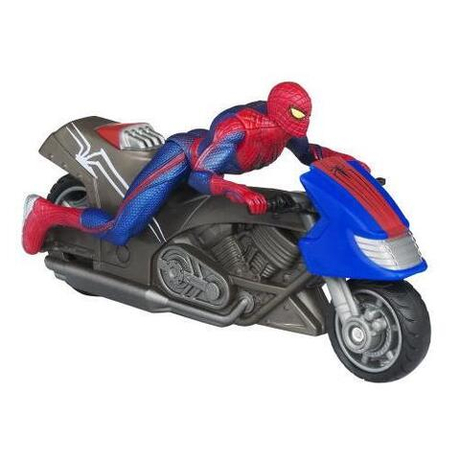 Фигурка Человека-Паука на мотоцикле