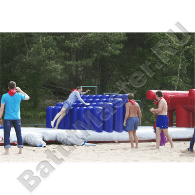 Надувная полоса препятствий "Полоса стена"