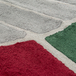 Ковер из хлопка с рисунком tea plantation из коллекции terra, 160х230 см