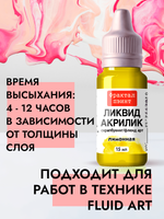 Жидкая акриловая краска ЛИКВИД АКРИЛИК «Лимонная»