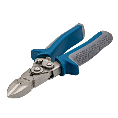 34-3-302 Кусачки боковые рычажные, 180 мм, CR-V, двухкомпонентные рукоятки