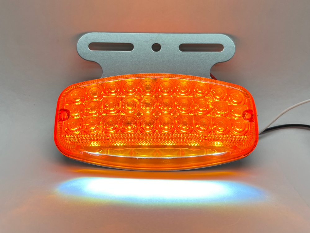 24V / Боковые Светодиодные габаритные фонари, 24 вольта, оранжевый, КристалБим, №8002 (за 1 шт.) -